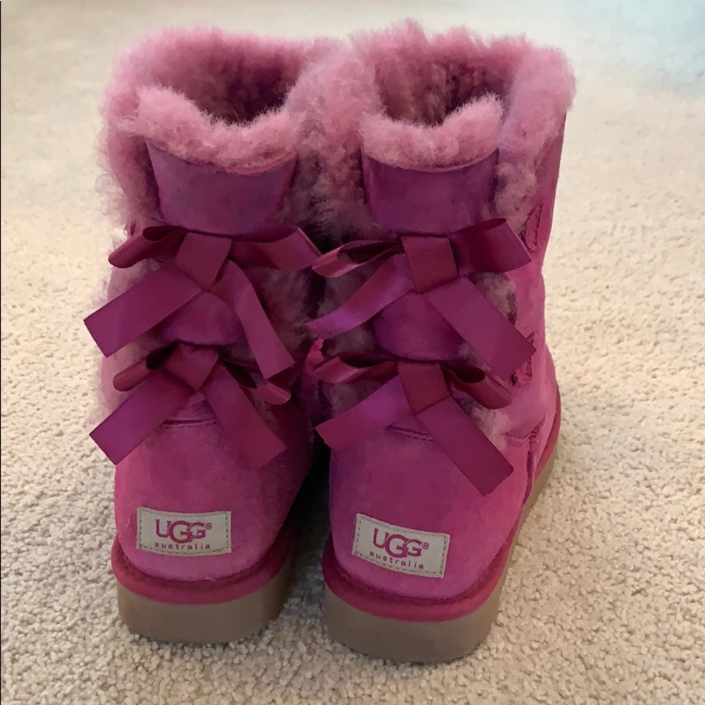 Pink Bow UGG Boots